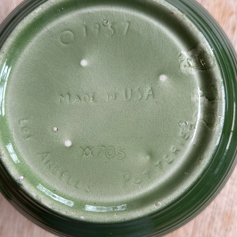 Vintage Los Angeles Potteries CA Pottery Soup Stew Tureen 1957 - Picture 9 of 9